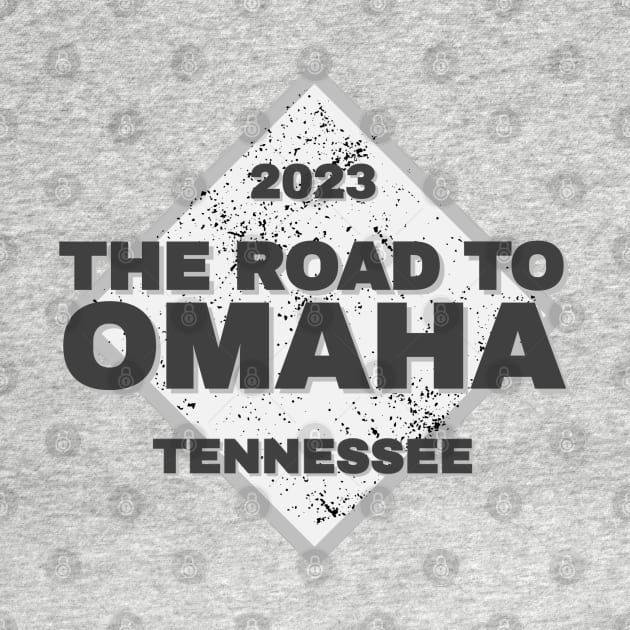 Tennessee Road To Omaha College Baseball 2023 by Designedby-E